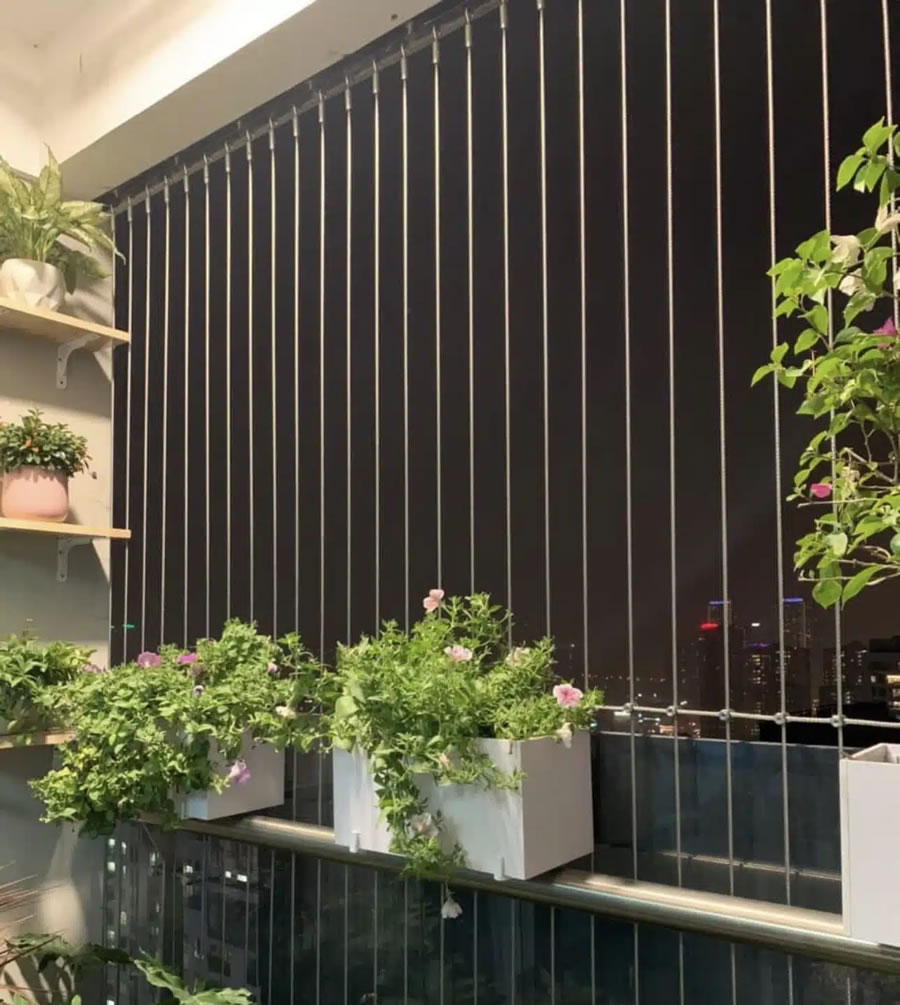 C&aacute;p lưới tăng đơ an to&agrave;n ban c&ocirc;ng cầu thang Vinh Nghệ An