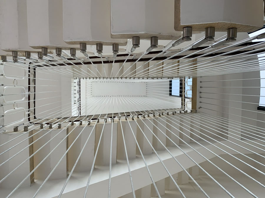 C&aacute;p lưới tăng đơ an to&agrave;n ban c&ocirc;ng cầu thang Vinh Nghệ An