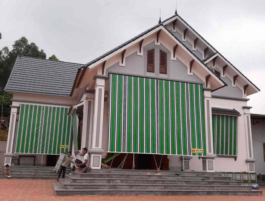 Bạt che tự cuốn che nắng mưa  Vinh Nghệ An